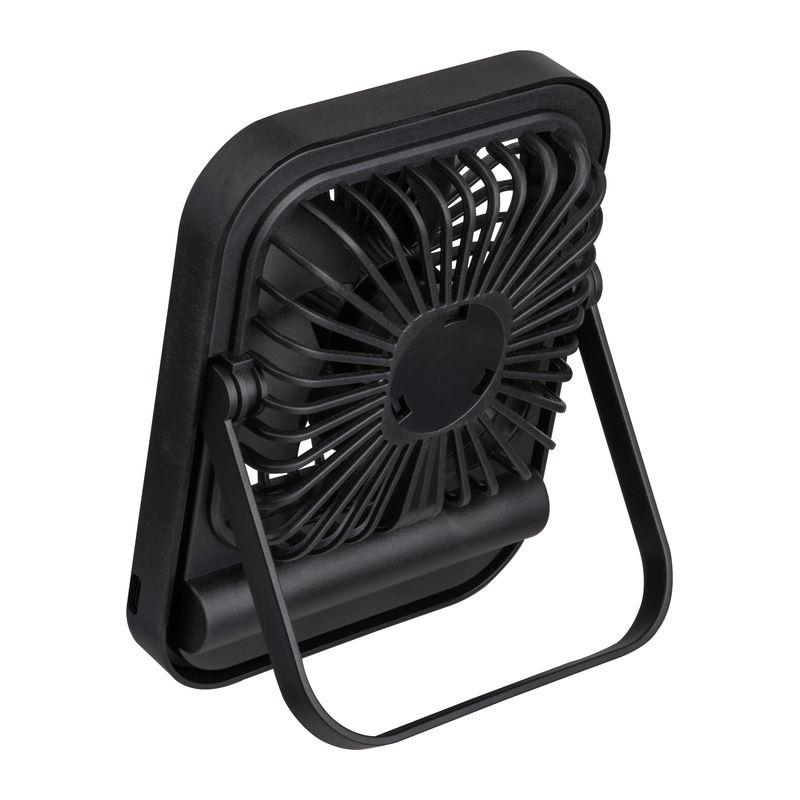 Ventilator de birou cu acumulator Negru