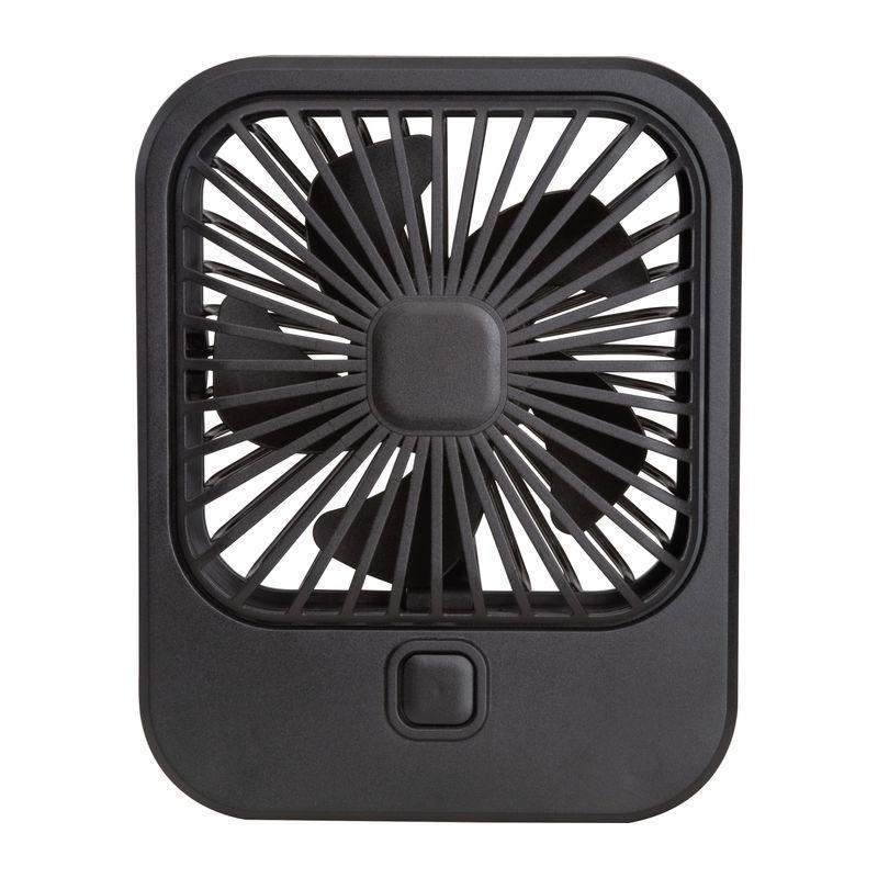 Ventilator de birou cu acumulator Negru