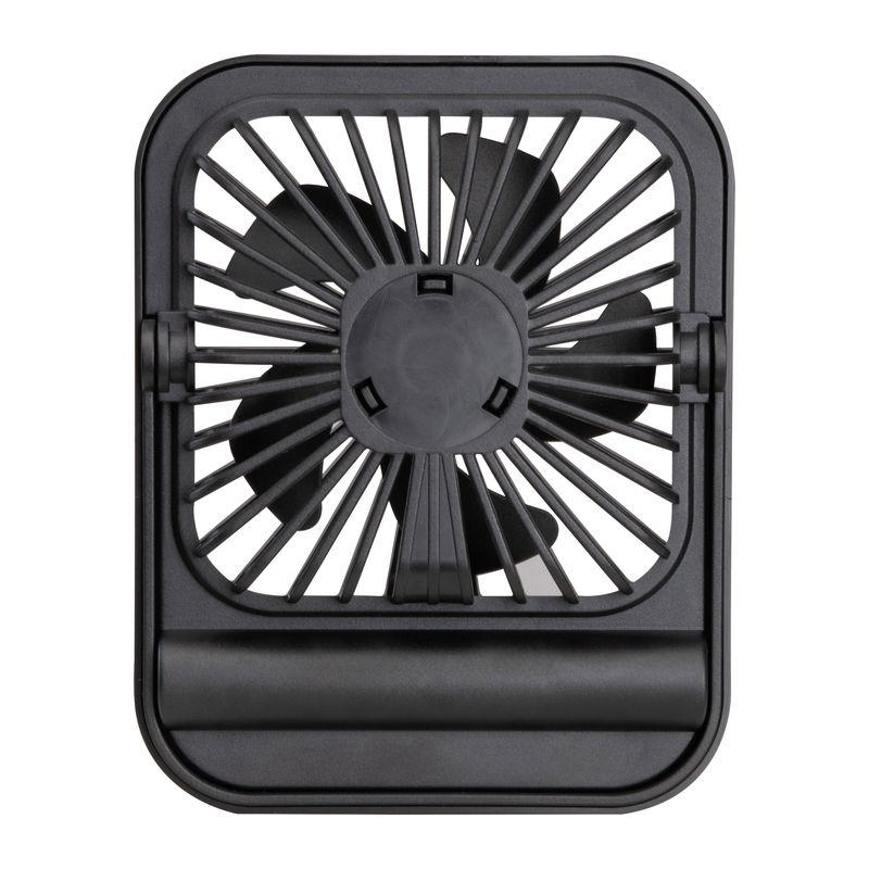 Ventilator de birou cu acumulator Negru