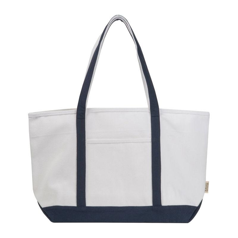 Sacoșă mare din bumbac reciclat Beige