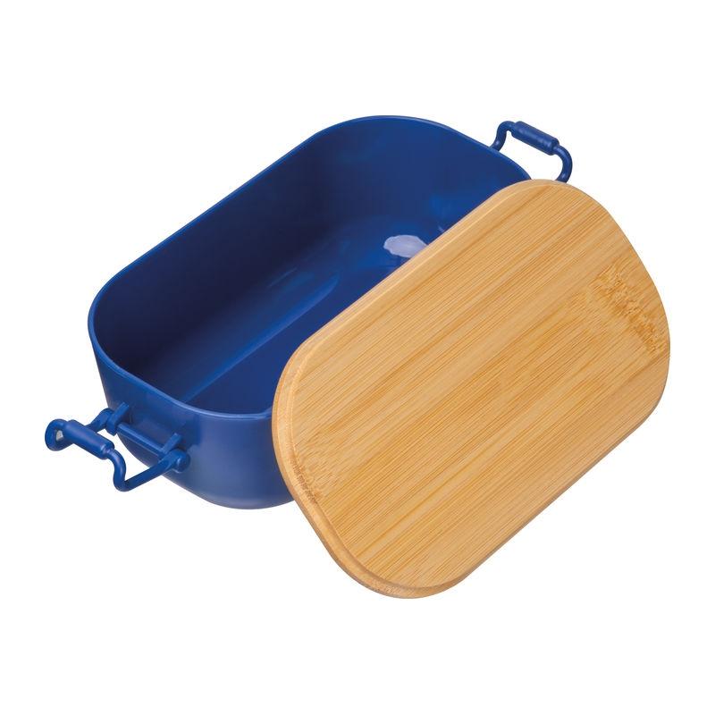 Caserolă cu capac din bambus, 750 ml Albastru închis
