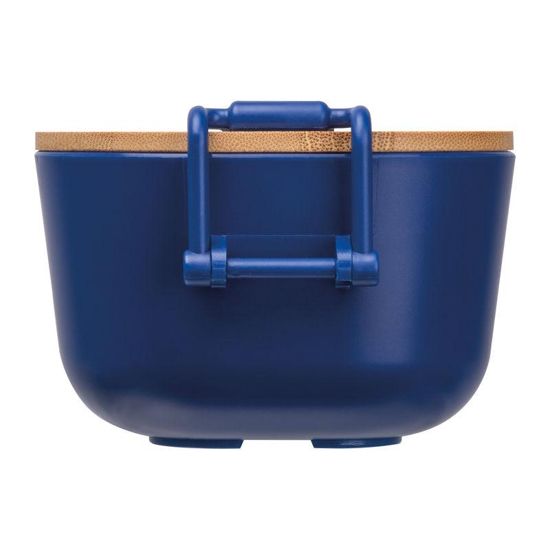 Caserolă cu capac din bambus, 750 ml Albastru închis