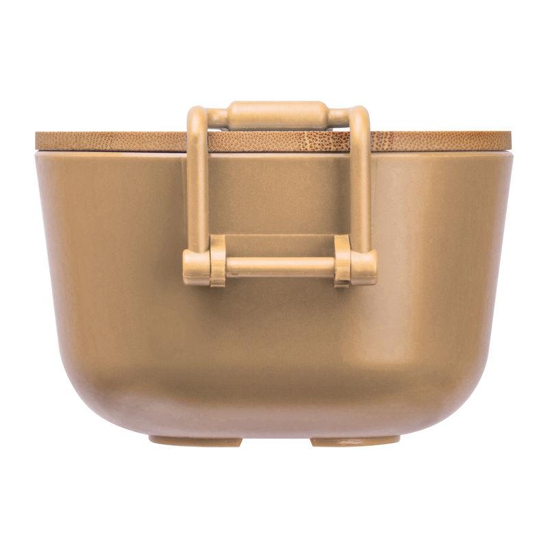 Caserolă cu capac din bambus, 750 ml Beige