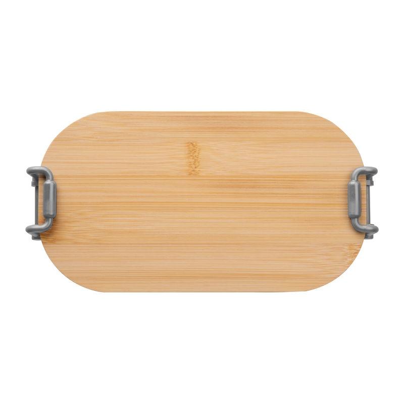 Caserolă cu capac din bambus, 750 ml Gri