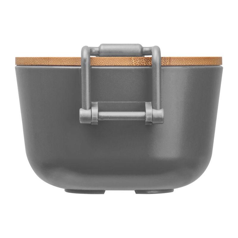 Caserolă cu capac din bambus, 750 ml Gri
