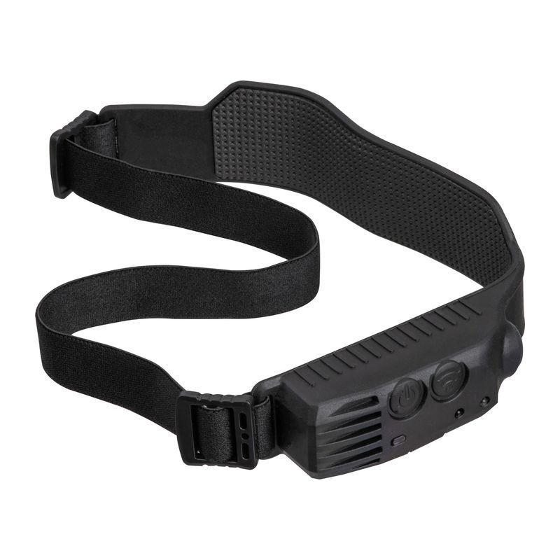 Lanternă de cap cu LED-uri COB Negru