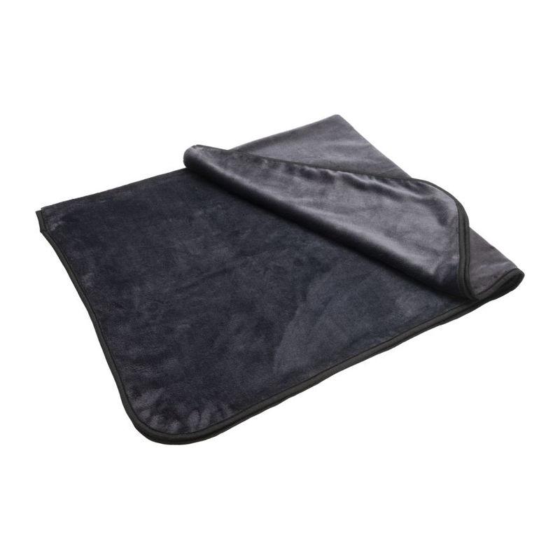 Pătură de călătorie 2în1 din fleece Amiata Gri
