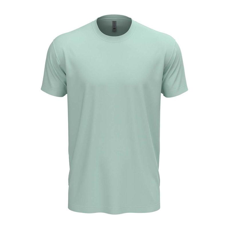 Tricou cu guler la baza gâtului pentru bărbați și femei Light Blue XL