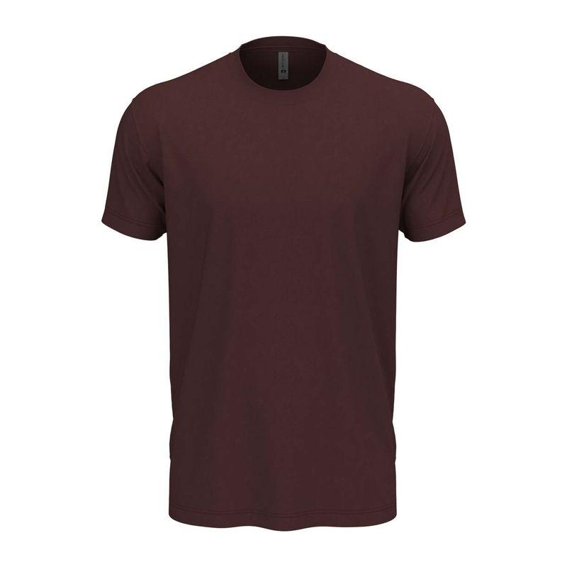 Tricou cu guler la baza gâtului pentru bărbați și femei Oxblood XL