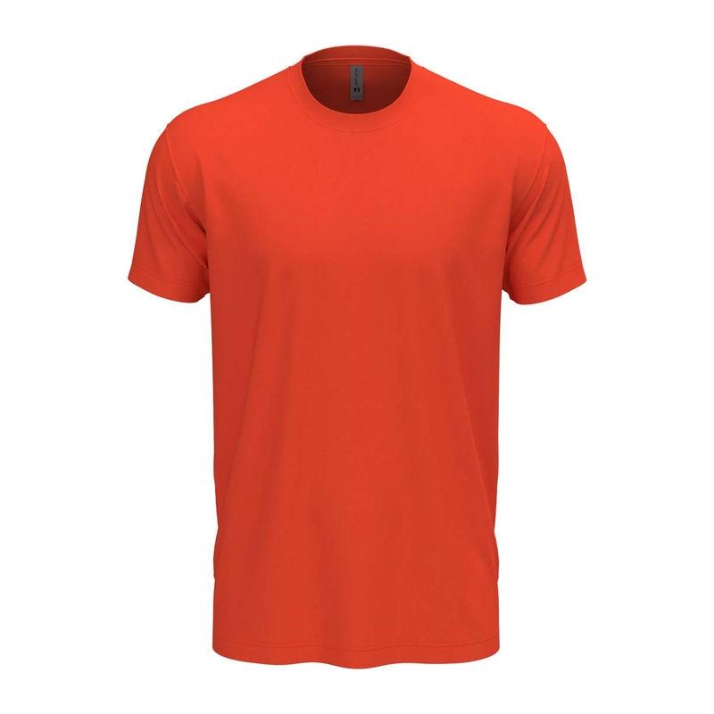 Tricou cu guler la baza gâtului pentru bărbați și femei Classic Orange XL