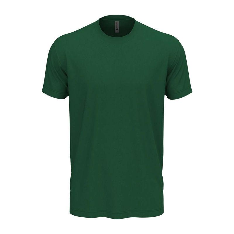 Tricou cu guler la baza gâtului pentru bărbați și femei Forest Green XL