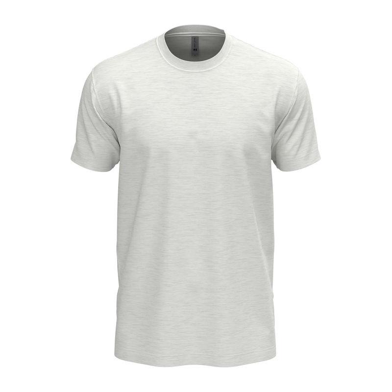 Tricou cu guler la baza gâtului pentru bărbați și femei Heather White M