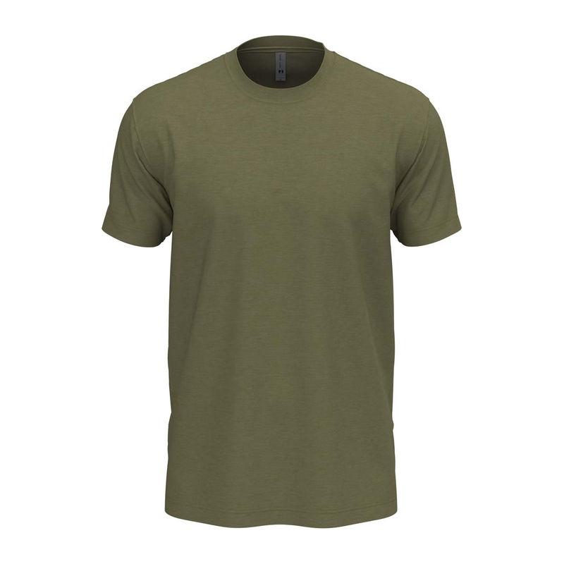 Tricou cu guler la baza gâtului pentru bărbați și femei Military Green M