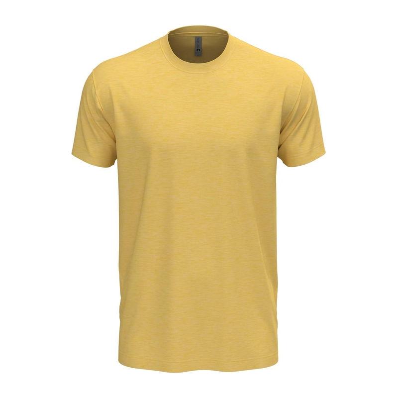 Tricou cu guler la baza gâtului pentru bărbați și femei Banana Cream S