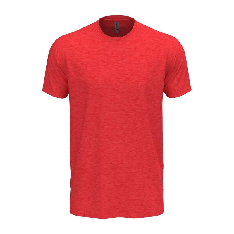 Tricou cu guler la baza gâtului pentru bărbați și femei Red S