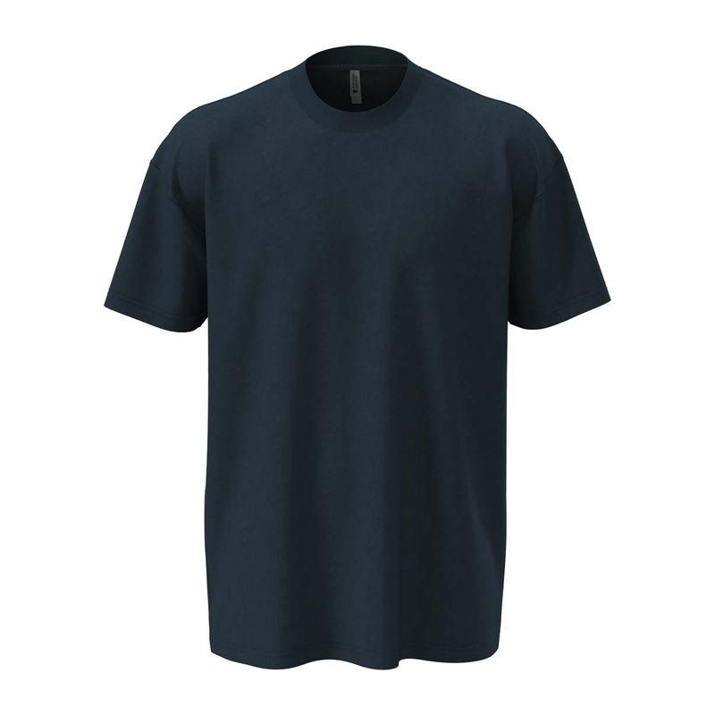 Tricou cu guler la baza gâtului pentru bărbați și femei Midnight Navy 3XL