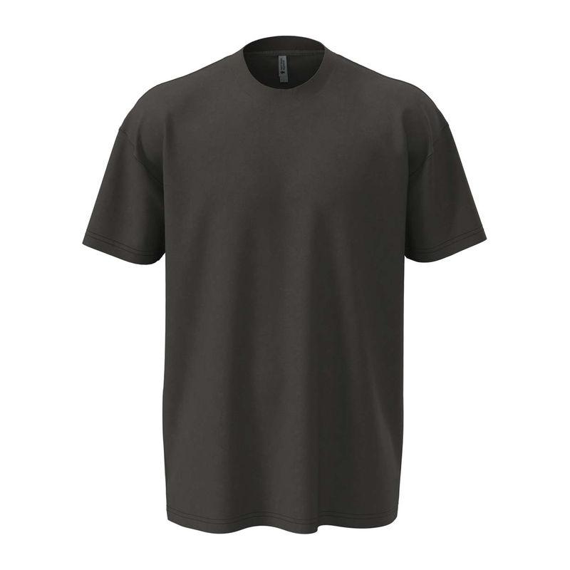 Tricou cu guler la baza gâtului pentru bărbați și femei Graphit Black 3XL