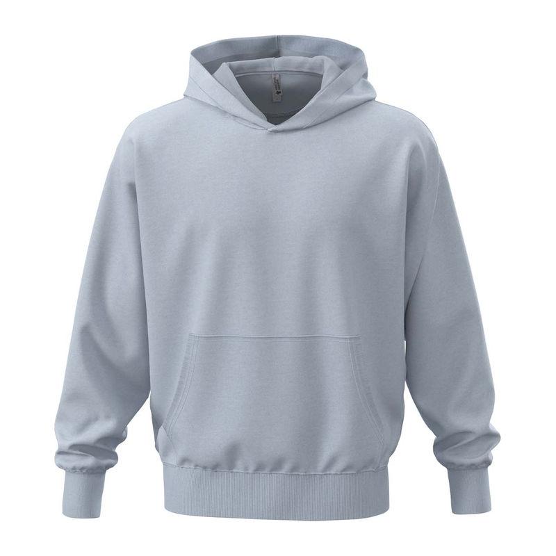 Hanorac cu glugă pentru bărbați și femei Stonewash Denim L