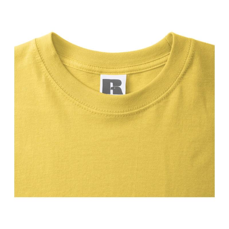 Tricou clasic autentic Galben XXL