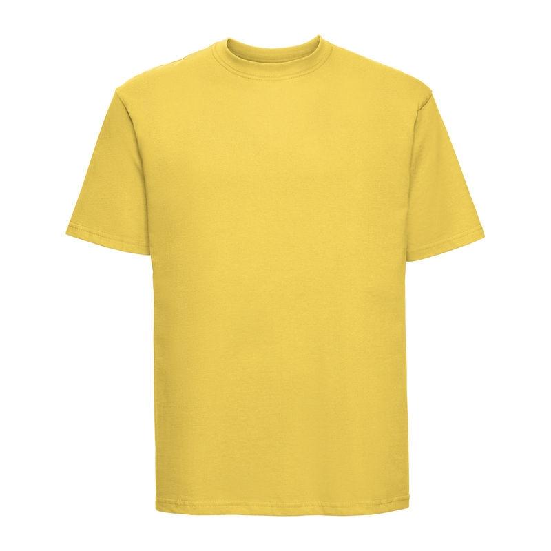 Tricou clasic autentic Galben XXL