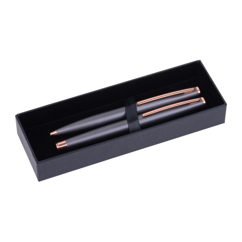 Set de scris din metal CrisMa Gri închis