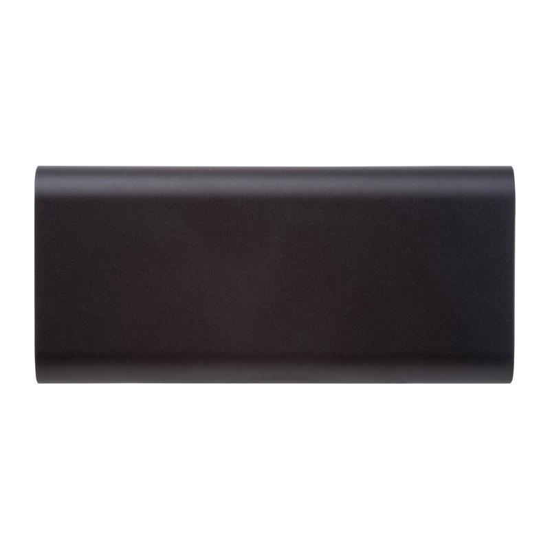 Powerbank din aluminiu de 20000 mAh Negru
