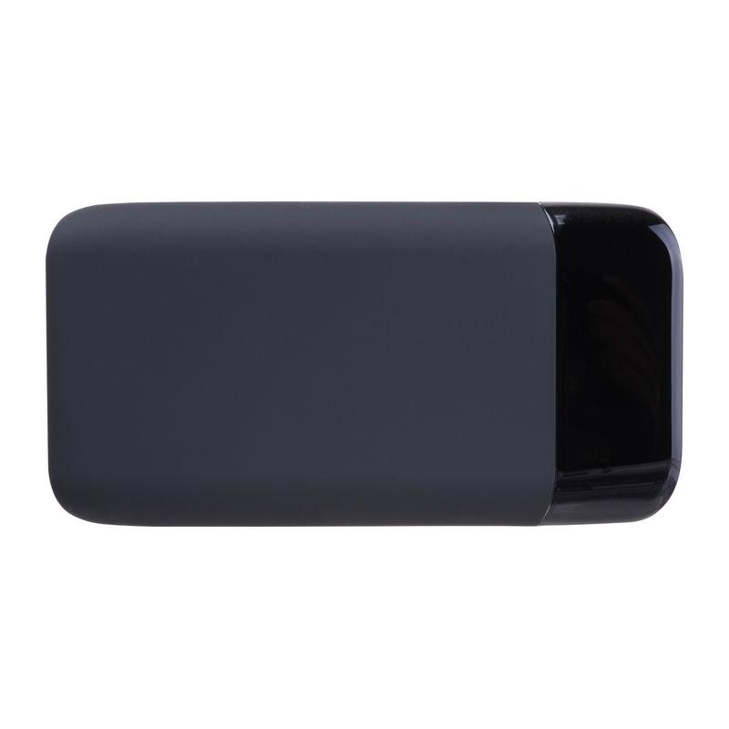 Powerbank de 8000 mAh cu logo iluminat Negru
