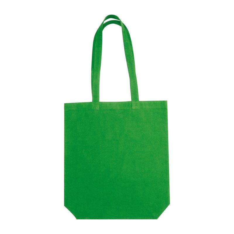 Sacoșă din bumbac Fairtrade, 180 g/m² Verde