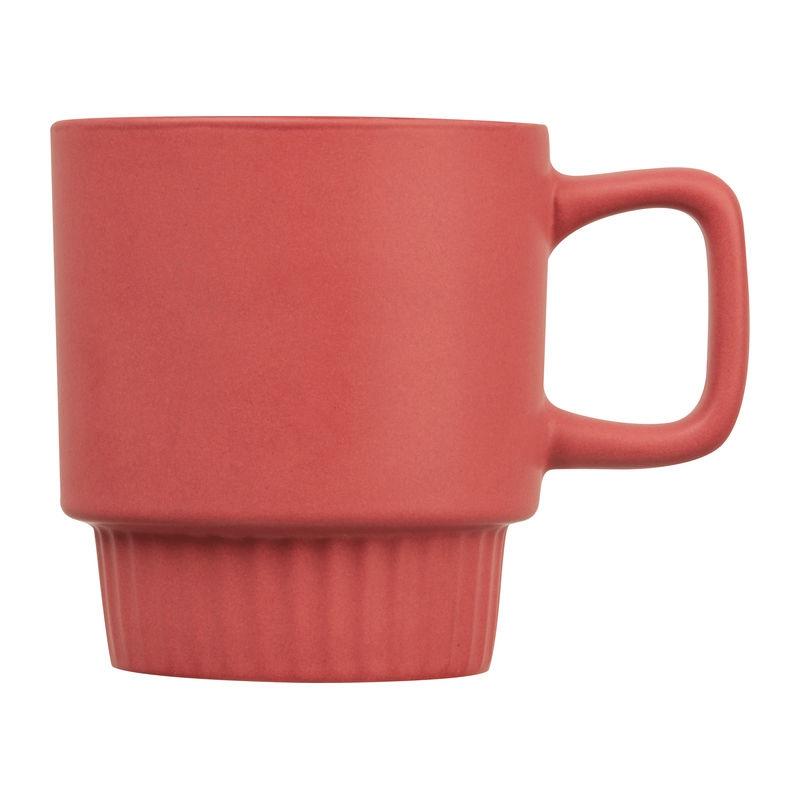 Cană ceramică mată, 300 ml Roșu