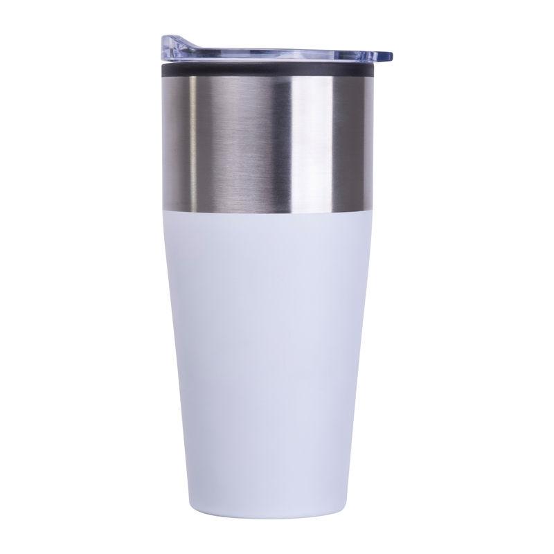 Pahar termoizolant cu perete dublu, 600 ml Alb