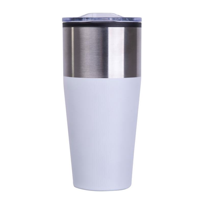Pahar termoizolant cu perete dublu, 600 ml Alb