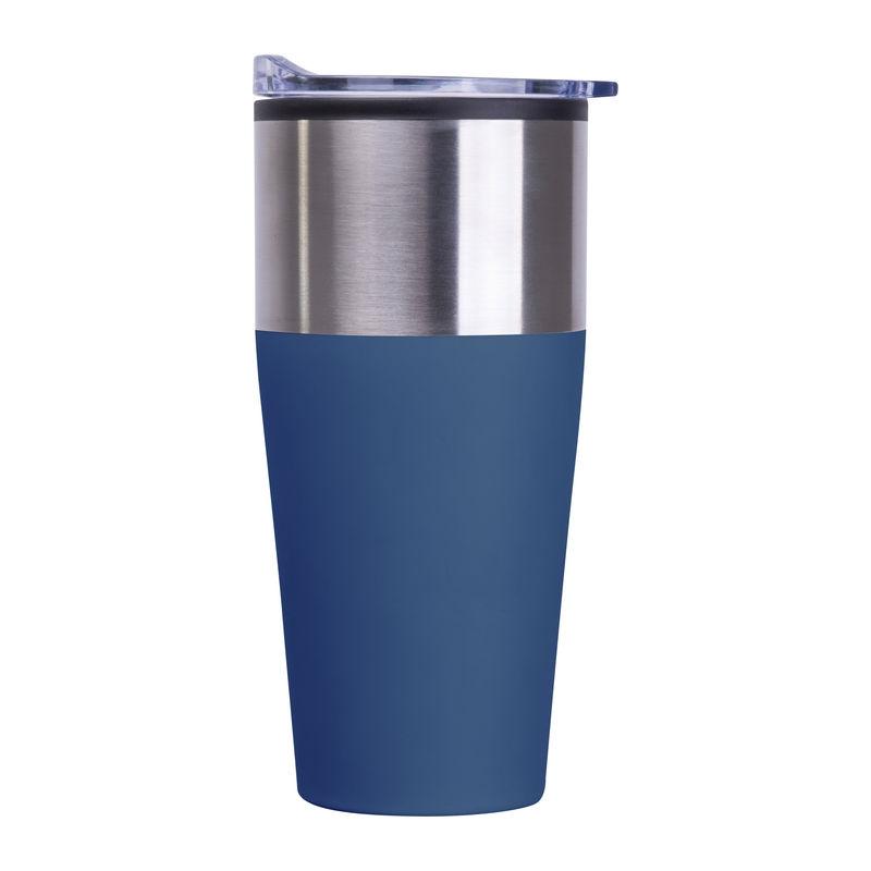 Pahar termoizolant cu perete dublu, 600 ml Albastru închis