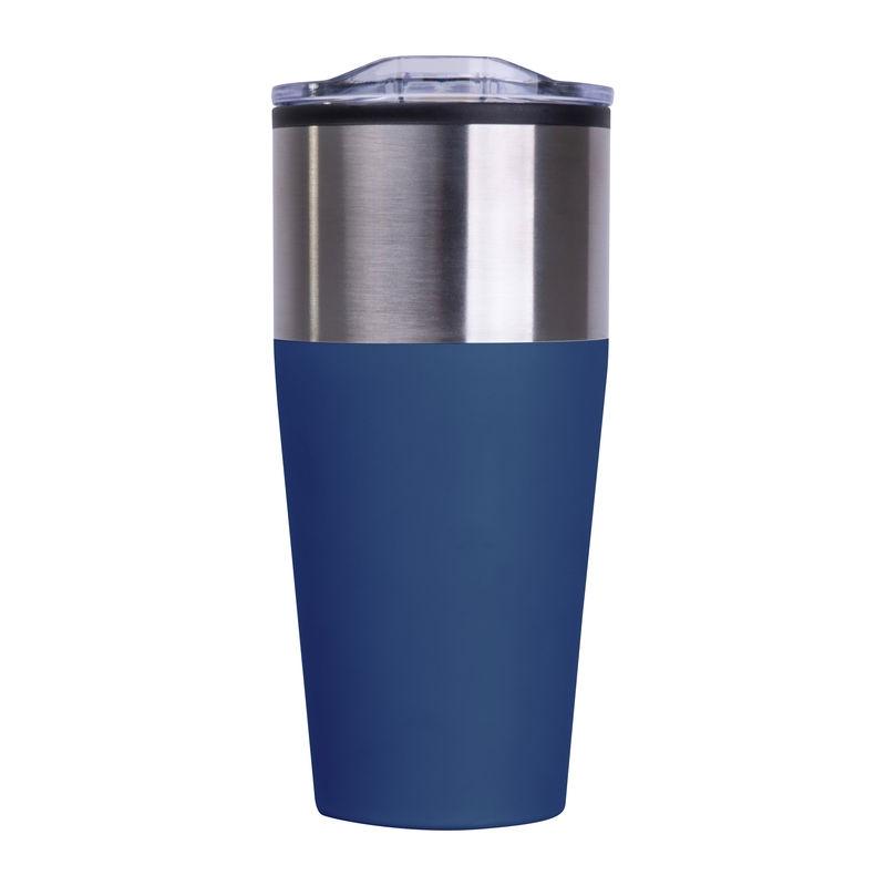 Pahar termoizolant cu perete dublu, 600 ml Albastru închis