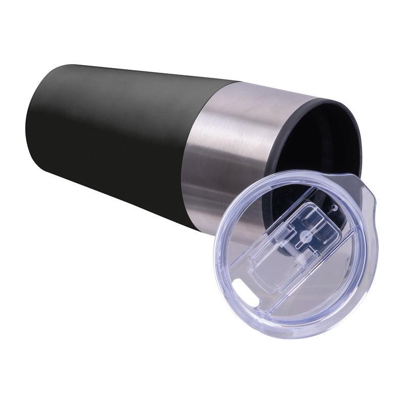 Pahar termoizolant cu perete dublu, 600 ml Negru