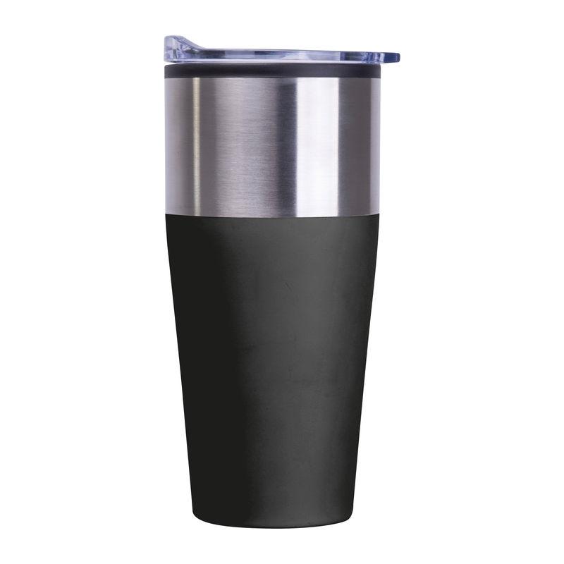 Pahar termoizolant cu perete dublu, 600 ml Negru