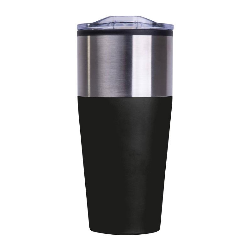Pahar termoizolant cu perete dublu, 600 ml Negru