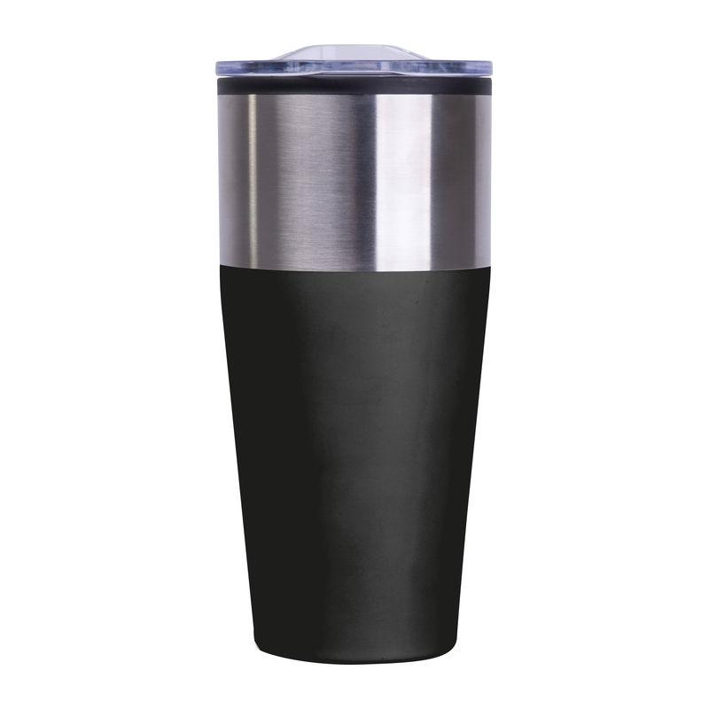 Pahar termoizolant cu perete dublu, 600 ml Negru
