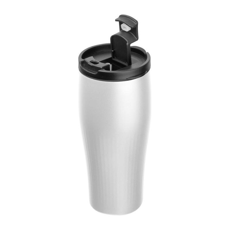 Cană termos inox vacuum, 500 ml Alb