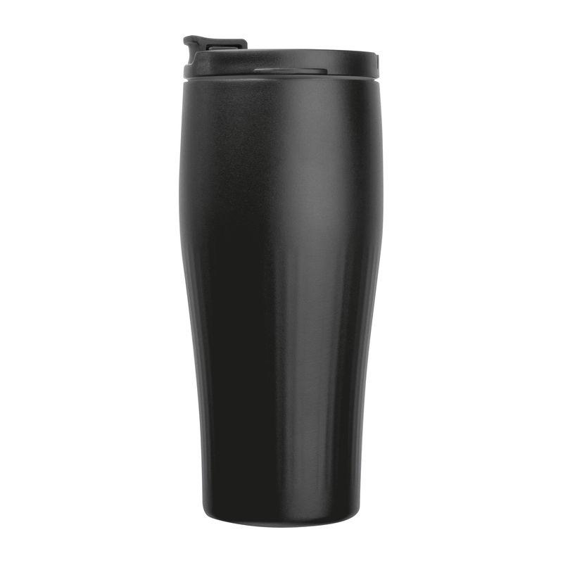 Cană termos inox vacuum, 500 ml Negru