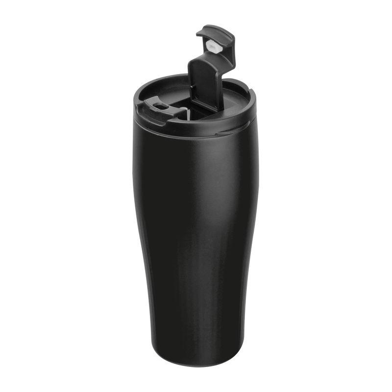 Cană termos inox vacuum, 500 ml Negru