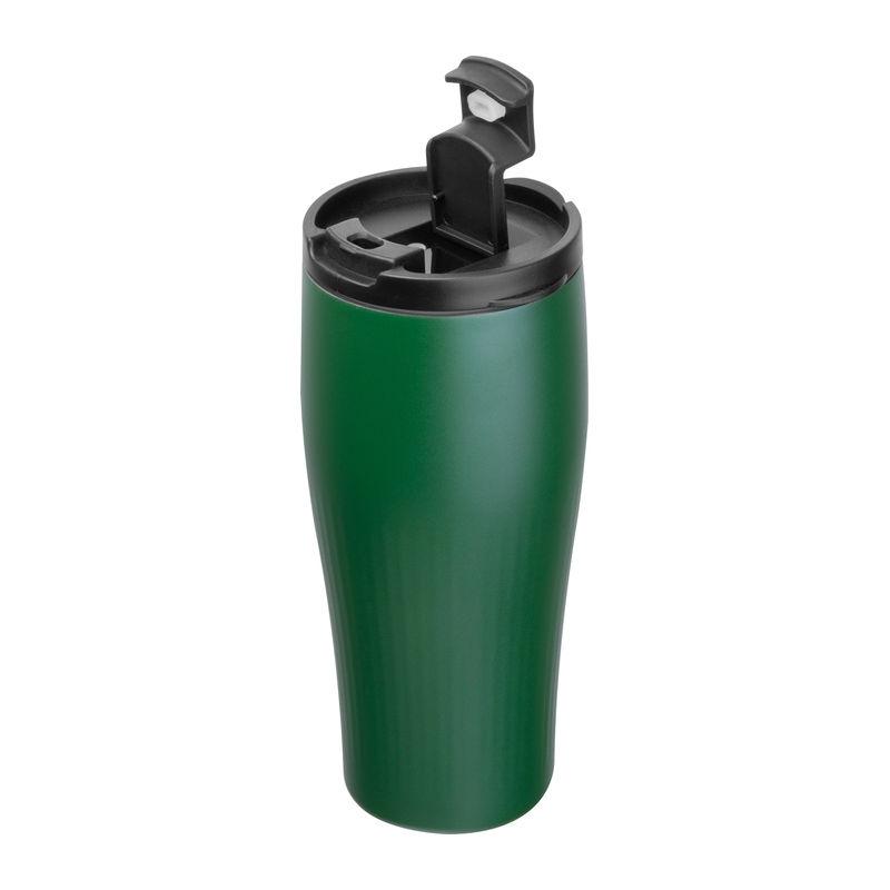Cană termos inox vacuum, 500 ml Verde Inchis