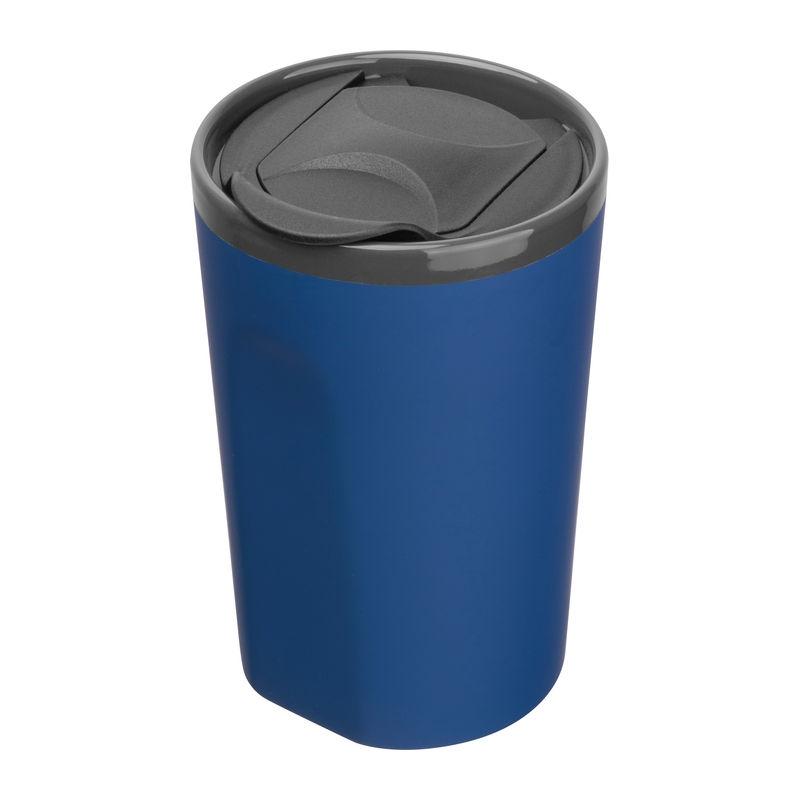 Cană ceramică cauciucată, 400 ml Albastru închis