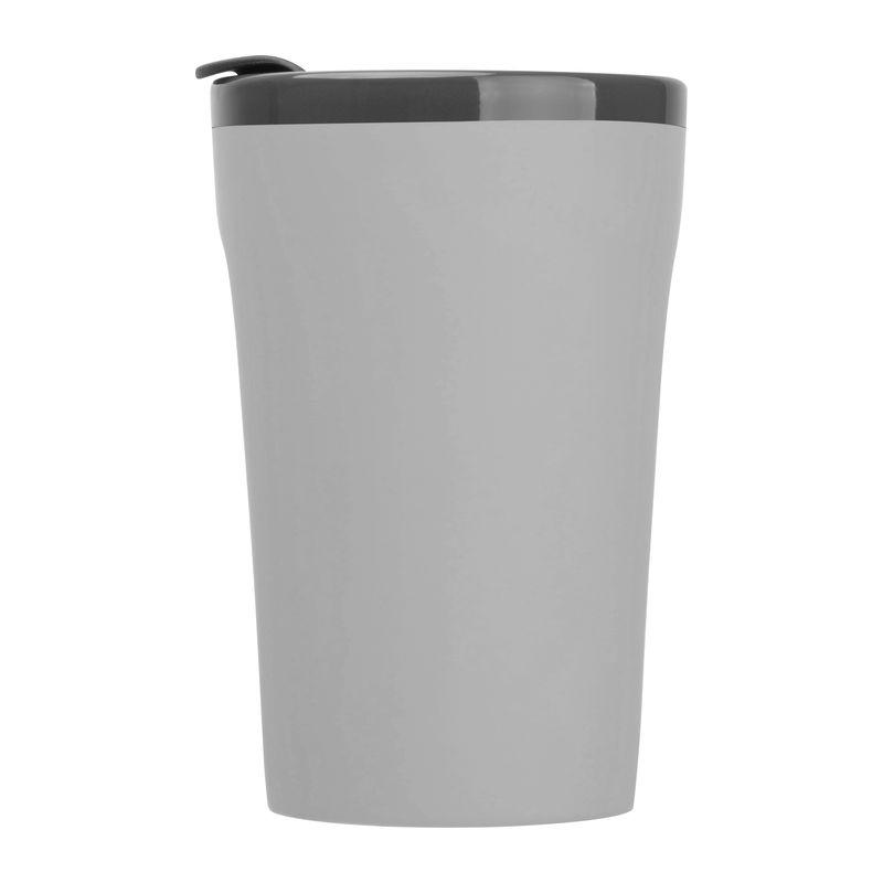 Cană ceramică cauciucată, 400 ml Gri