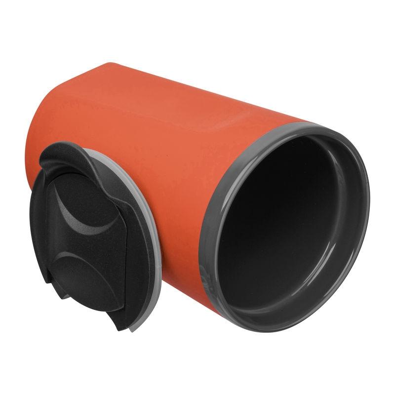 Cană ceramică cauciucată, 400 ml Portocaliu