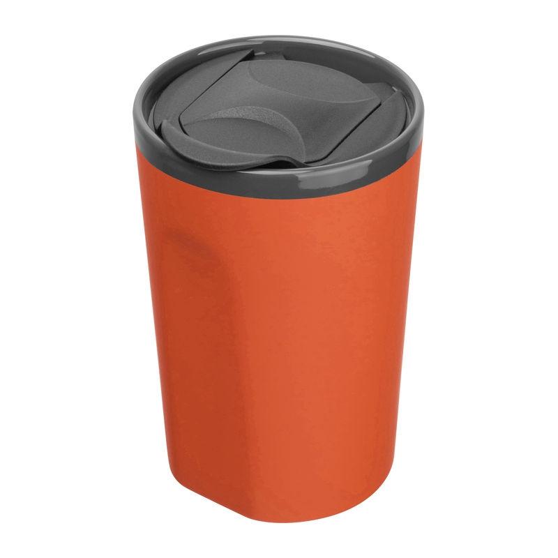 Cană ceramică cauciucată, 400 ml Portocaliu