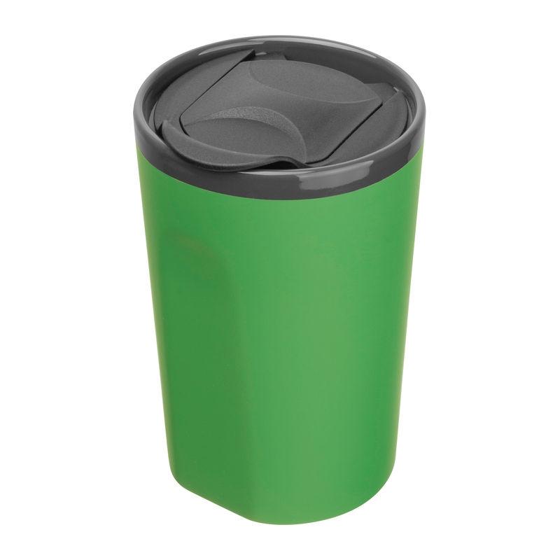 Cană ceramică cauciucată, 400 ml Verde