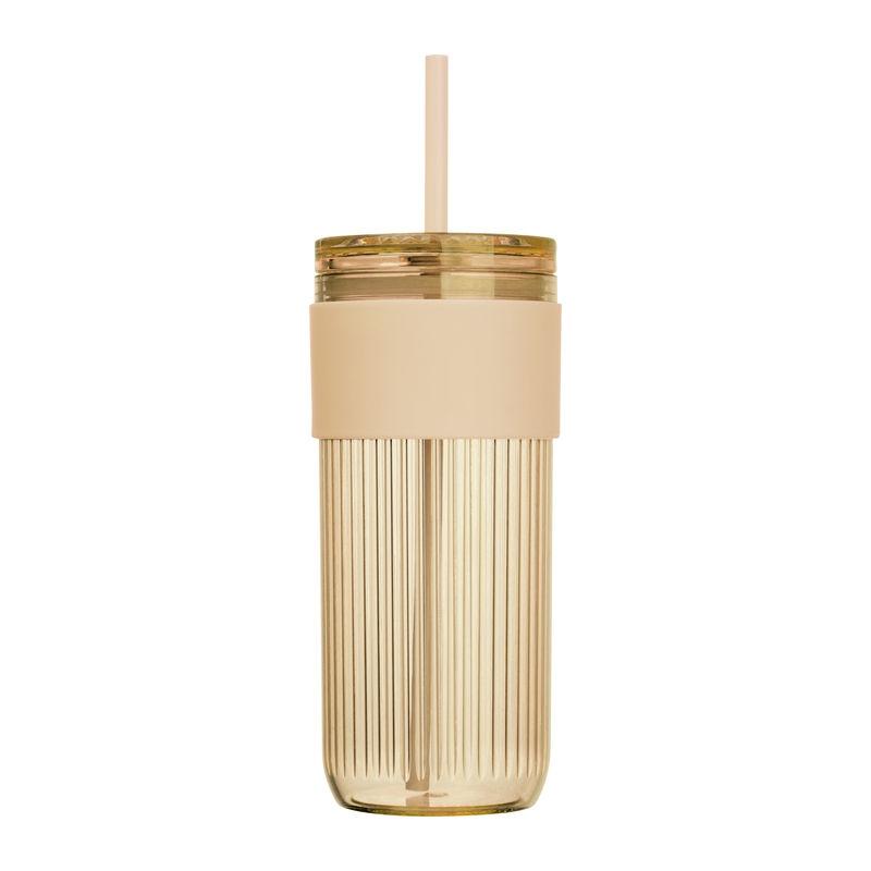 Pahar cu pai, 660 ml Beige
