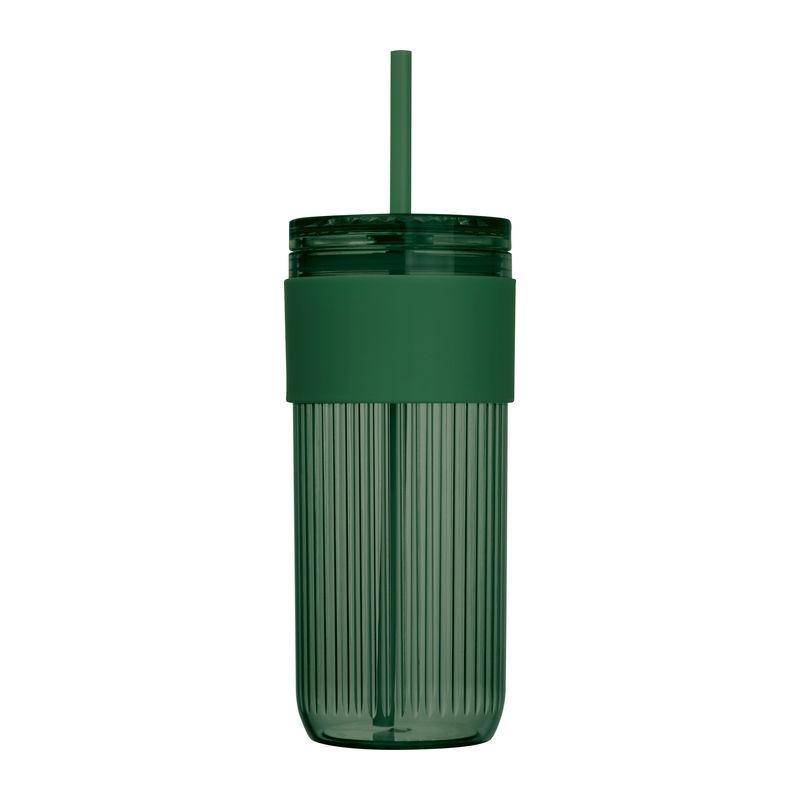 Pahar cu pai, 660 ml Verde