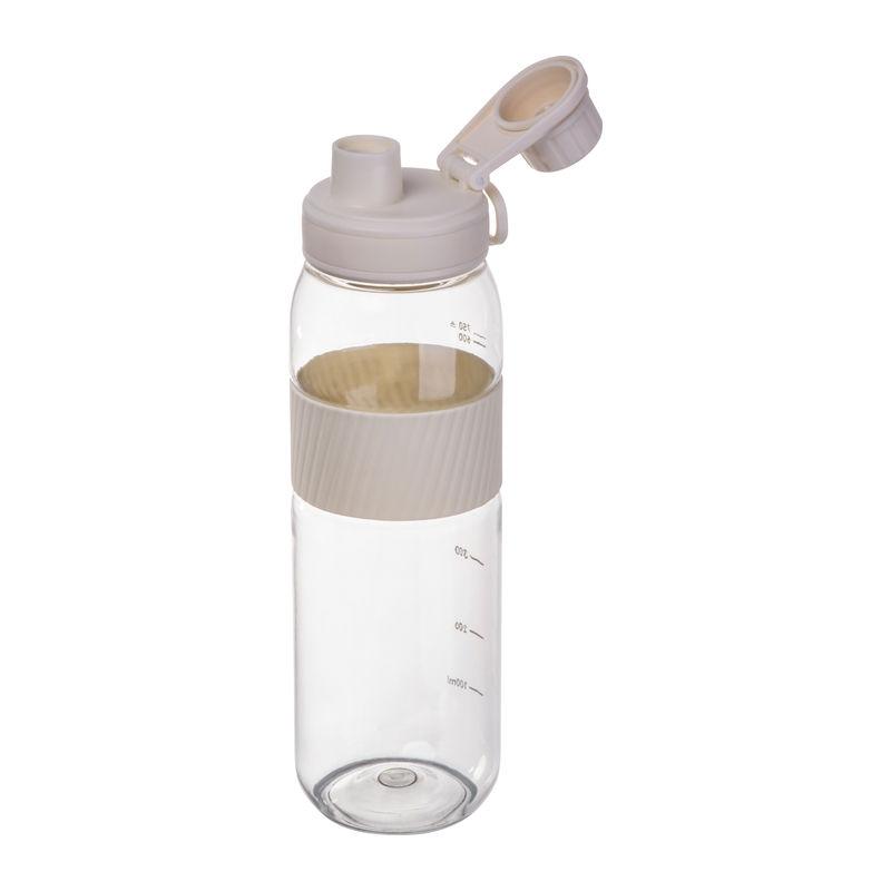Sticlă tritan cu grip din silicon, 750 ml Alb