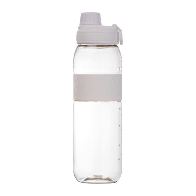 Sticlă tritan cu grip din silicon, 750 ml Alb